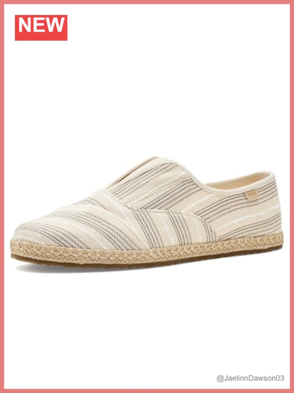 TOMS Palmera Plus Slip-On Espadrille Flats Cotton Breathable Low Top Rope Wrap